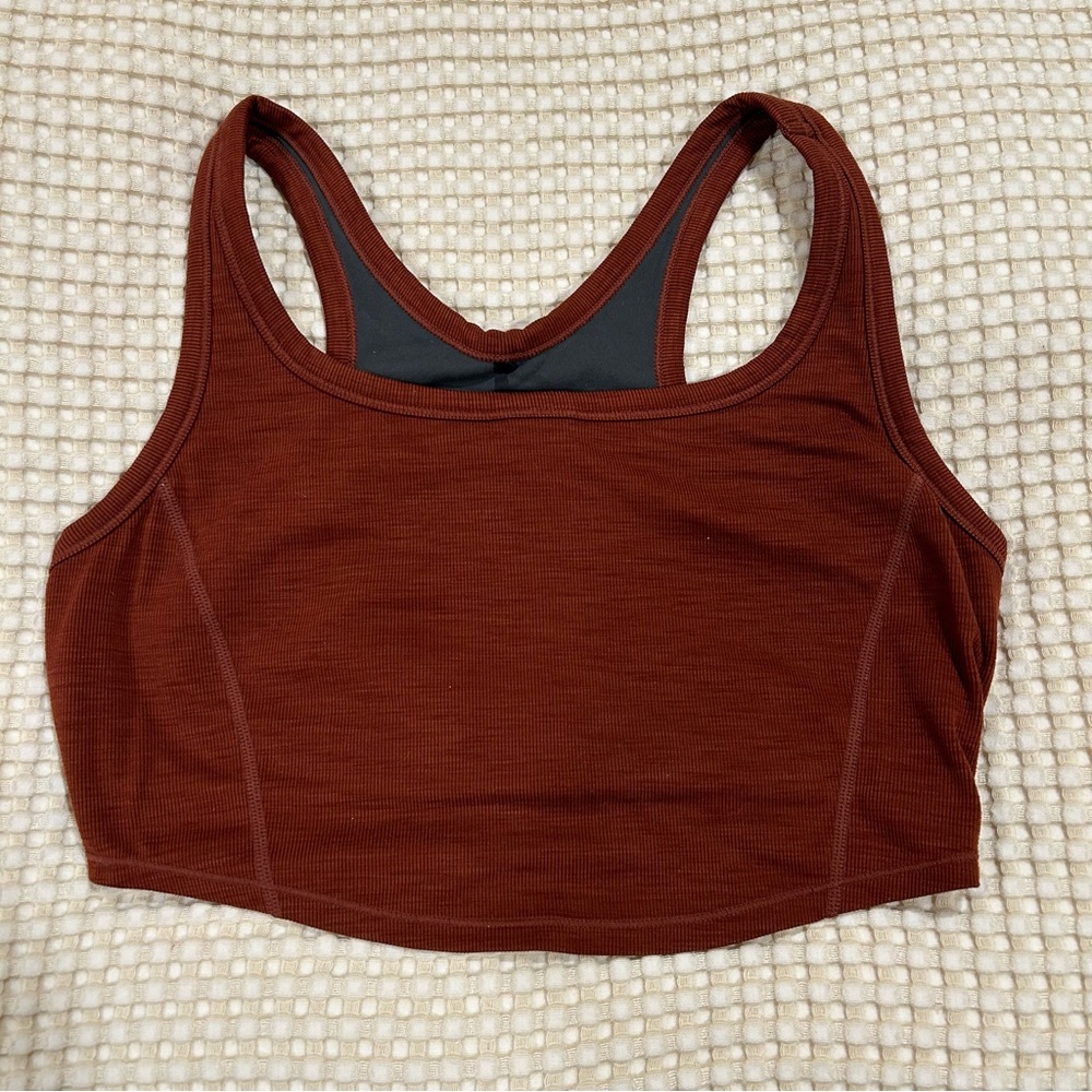 PrAna Ribbed Crop Tank Bra